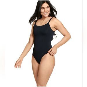Jockey® Essentials Women's Smoothing Thong Back Bodysuit, Seamfree Shapewear, S